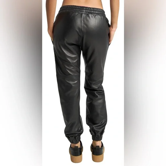 LITA by Ciara Leather Joggers NWT Large - Picture 2 of 12